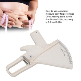 Calibrador de Grasa Corporal, Calibrador de Pliegues Cutáneos de Precisión para Medir la Grasa Corporal Ayuda a Controlar los Objetivos de Fitness Y Pérdida de Peso,
