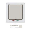 TKOOFN Pet Mate 4 Way Locking Cat Door Cat Flap