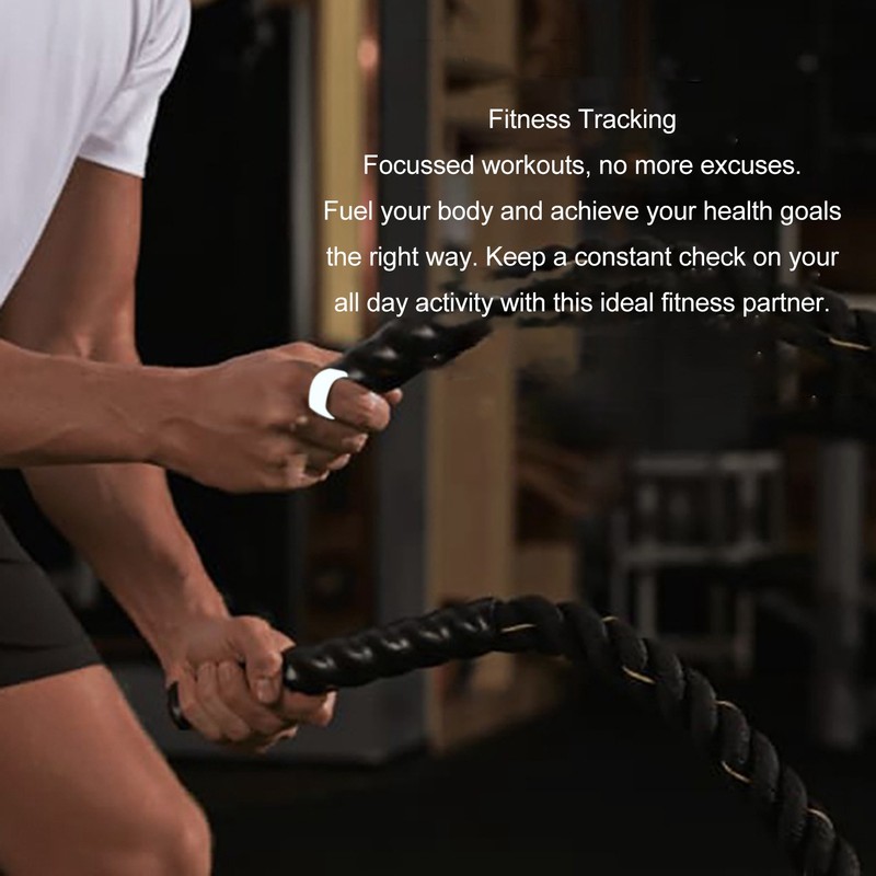 Health Fitness Tracker Smart Ring Bluetooth Connection IPX8 Waterproof Rechargeable