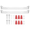 PATIKIL 160mm (6.3") Universal Light Fixture Mounting Bracket Kit, Light