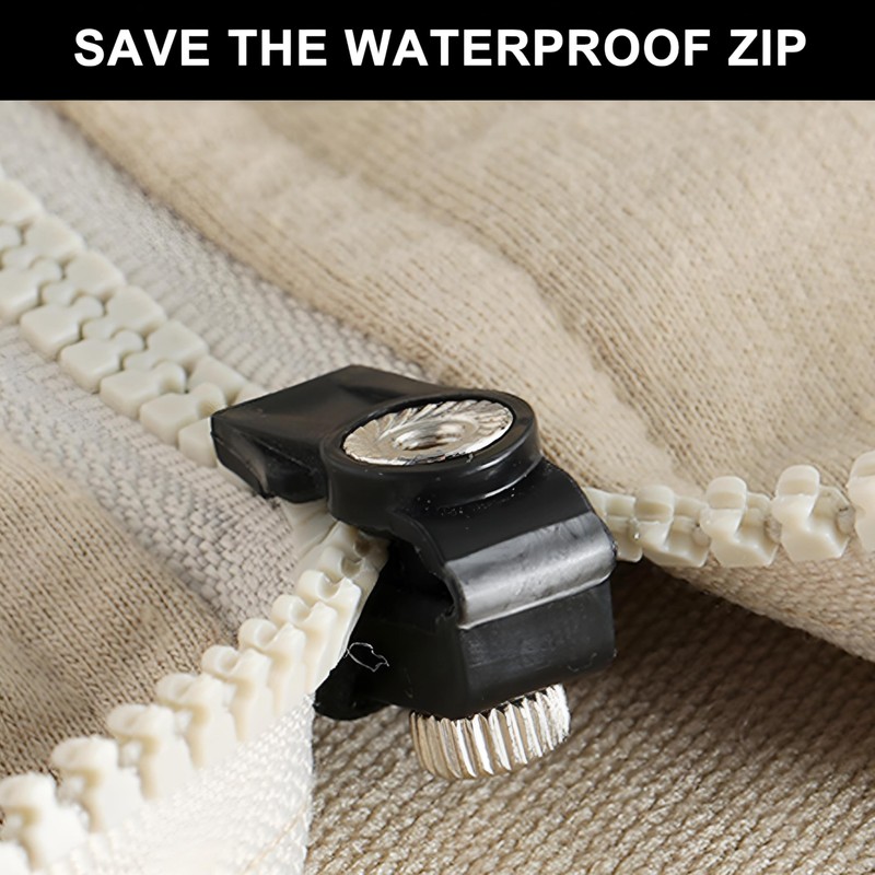 9Pcs Zip Repair kit with 3 Sizes of Zipper Pull