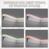 10 Pack 39.37"(Total 32.8 Ft) Ceiling Crown Molding with LED