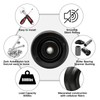 4" x 2" Industrial Casters, Phenolic Wheels-High Temperature Resistance: -50f