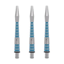 WINMAU Dart Shaft - Triad RX Aluminium Dart Stems - 1 Set per pack (3 darts Shafts in total) - Professional Darts Accessories - Blue Intermediate Shafts
