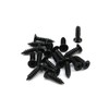 KUMGROT Black 135 Degree Flat Corner Brace Brackets Carbon Steel