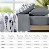 Nesker 5 Pcs Comforter Set Twin Size, Fish Nautical Blue