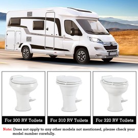 Cautyfky RV Toilet Seal Kit for Dometics 300 310 320 Series Toilets, Replace 385311652 RV Toilet Seal Kit and 385311658 RV Toilet Flush Seal, with Mounting Hardware Kit, 2-in-1 Combo Kit