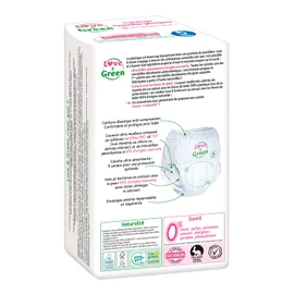 Love & Green Windelhöschen, hypoallergen, Größe 5, 1 Packung - 18 Stück