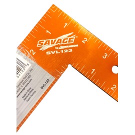 Swanson Tool Co SVL123 Savage 16"x24" Builder Square, Anodized, with Laser-etched Scale
