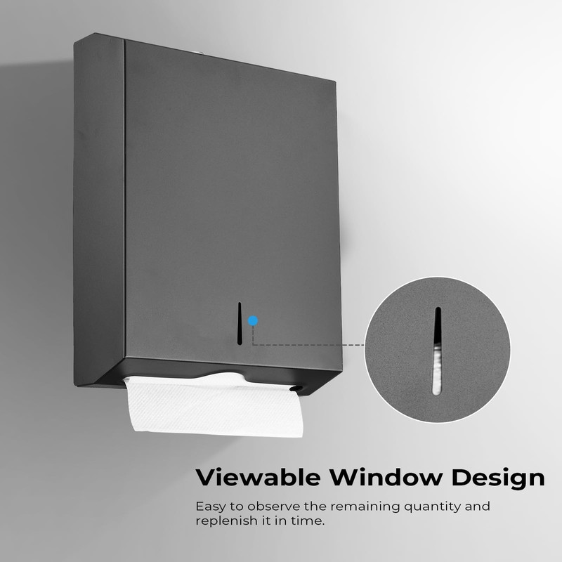 Paper Towel Dispenser Wall Mount - Multifold Trifold Paper Towel