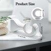 Wood Curtain Rod Brackets, MfhdgXAvs 2Pcs Wall Mount White Closet