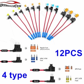 DY 4 Types 12V Add-a-Circuit Adapter and Fuse Kit  Mirco2/Standar