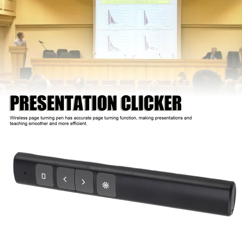 Presentation Clicker Multifunction Accurate High Sensitivity Wireless Charging PPT Page