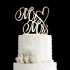 Mr and Mrs - Decoración para tarta de boda y