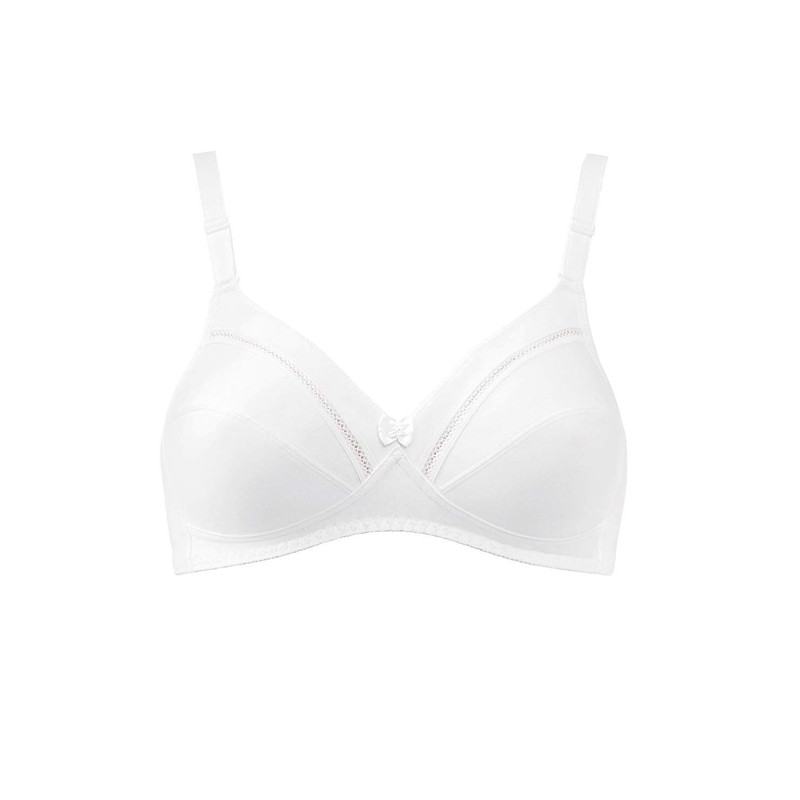Triumph Womens Cotton Classic Stretch N Bra, White, 40B UK