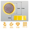 Wukong 36Pcs Round Fridge Magnets, 6 Colors Strong Whiteboard Magnets