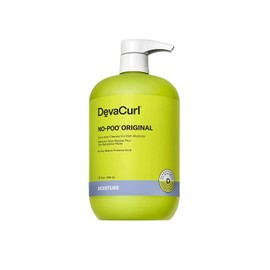 DevaCurl No-Poo Original Non-Lathering Cleanser for Rich Moisture, Fresh Rose, 32 Fl Oz
