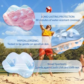 Sunscreen Stick SPF 50 0.47 oz with Zinc Oxide, Hyaluronic Acid and Ceramides for Broad Spectrum Sun Protection