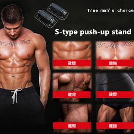 Lvpradior Pushup Bars Stands Handles Set or 8 Wheel Ab Roller, Parallettes Bars, Multifunctional Exercise Equipment for Home Use, for Arms, Chest, Shoulder and Abs Workout