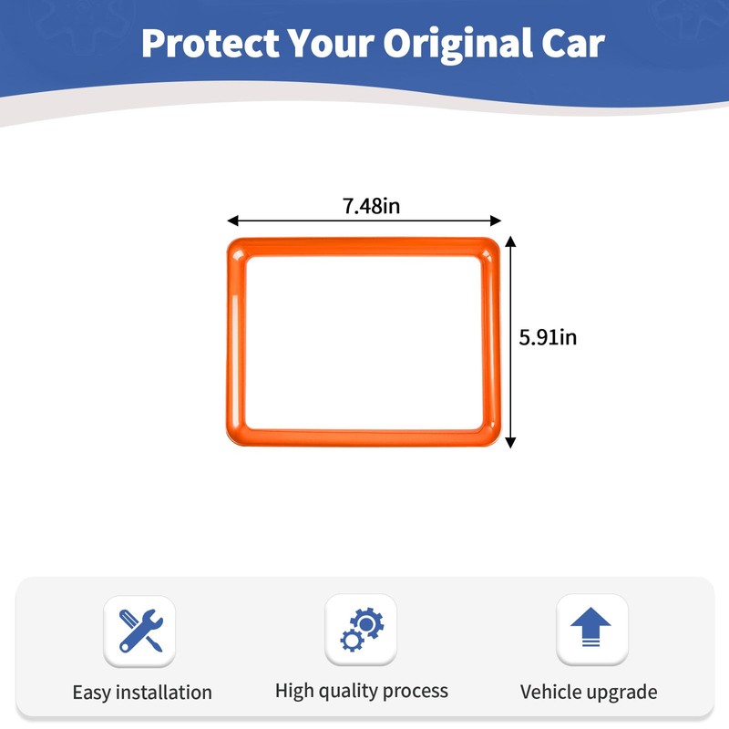 RT-TCZ for Challenger Dashboard Display Screen Trim Frame Cover for