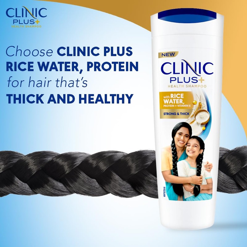 Clinic Plus With Rice Water Strong & Thick Shampoo -