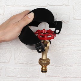 Gate Valve Locking Device (Password Lock) Metal Black, no Installation Required, Can Prevent Water Theft and Unauthorized Use - External Hose Lock Faucet ﻿