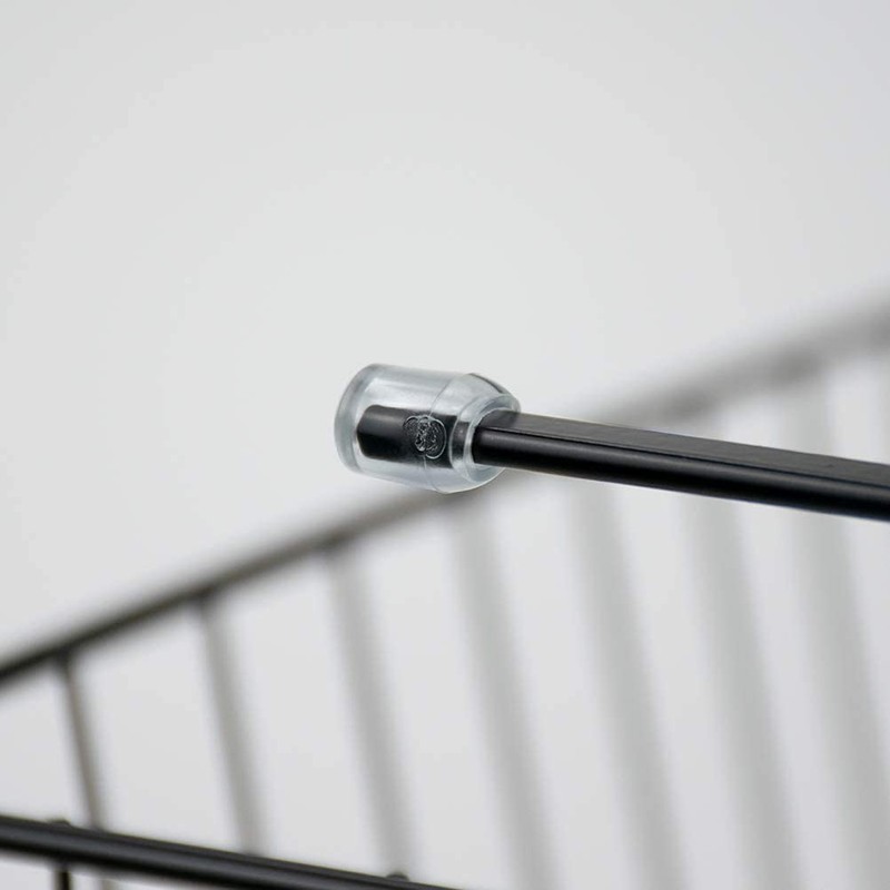 Tebery 2 Pack Black Under Shelf Wire Basket, Hanging Storage