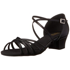 Bloch Women's Annabella Ballroom Shoe,Black,8 X(Medium) US