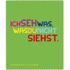 Glasses Cleaning Cloth "Ich seh was, was du nicht siehst" [German Language]