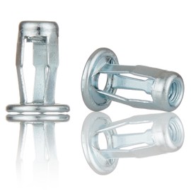 Jack nut Installation Tool Set Hand Thread Insert Jacknuts Assortment Kit for Thin Metal Plastic Polywood Pressboard Hardboard (M4 (Jack Nut -30pcs))