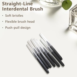 40pcs Micro Eyebrow Spoolie Brush Set, Black Brow Lamination & Eyelash Brushes, Lash Lift Tools for Eyebrows and Eyelash Extensions, Reusable and Travel-Friendly Design