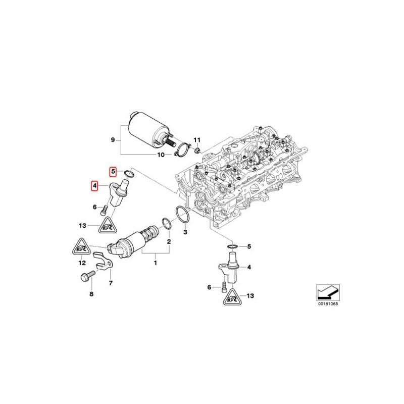 Bremi Camshaft Sensor Outlet Side 3-Pin (60043) Sensor Mixture Preparation