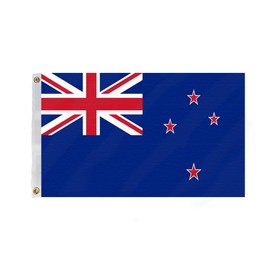 Flagmax New Zealand Flag 5ft x 3ft (150cm x 90cm) - Durable Flag of New Zealand with Eyelets - Premium Quality NZ Flag for Indoor and Outdoor Use, Perfect for Home or Office Display