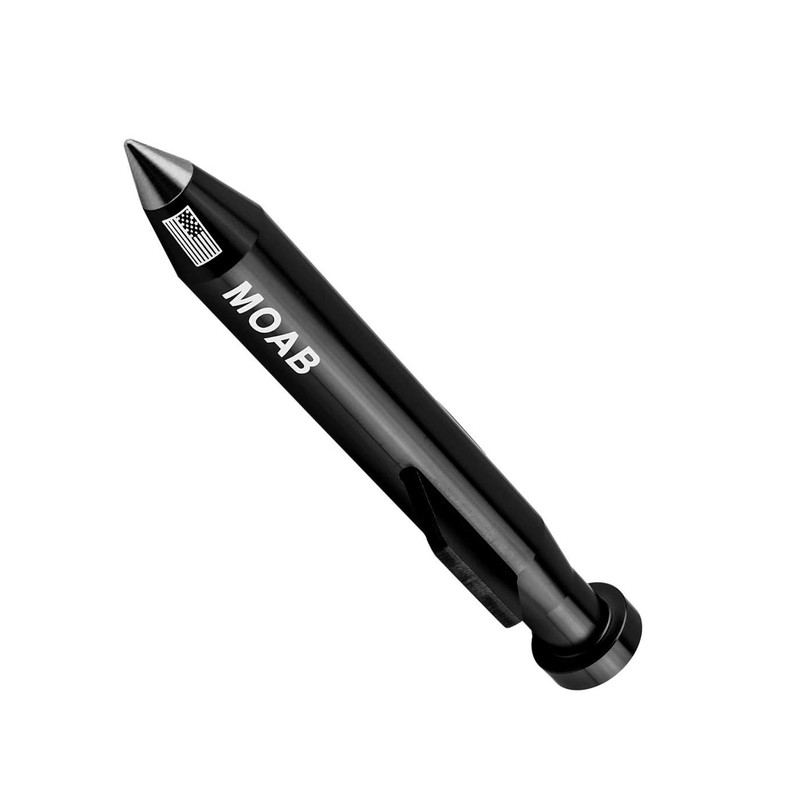 VMS RACING BLACK MOAB ANTENNA in Heavy Gauge CNC Machined
