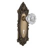 Nostalgic Warehouse Victorian Plate with Keyhole & Interior Crystal Door