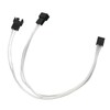 4pcs PWM Fan Extension Cable 4 Pin Silver Coated Copper