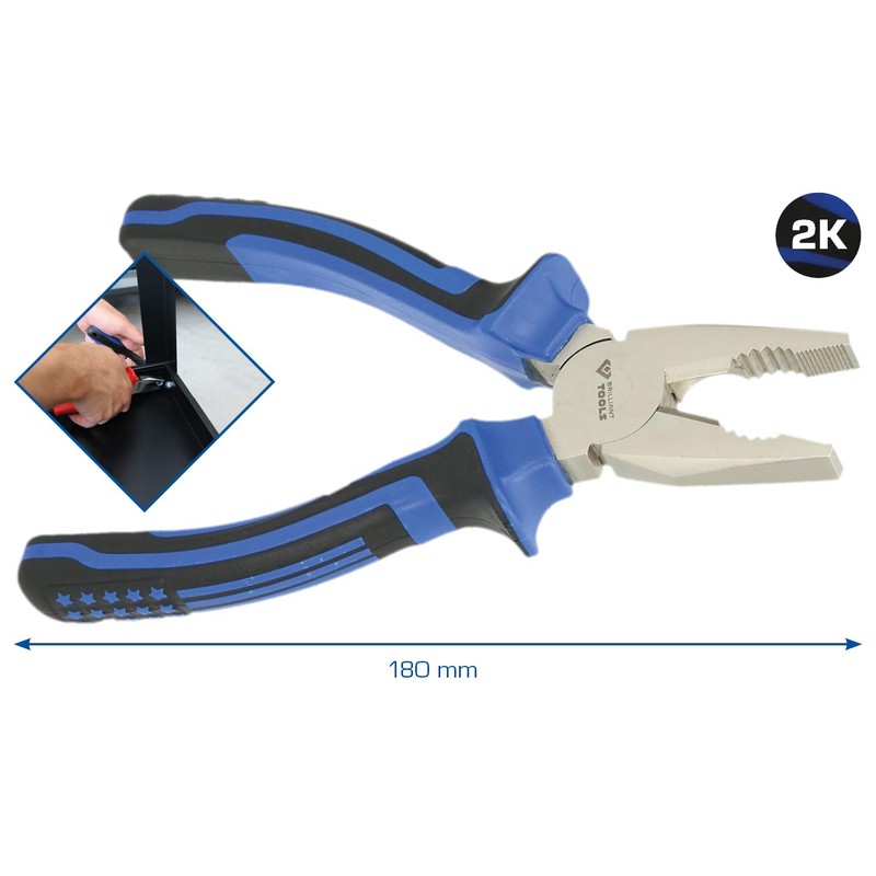 BRILLIANT TOOLS BT060900 Combination Pliers [Powered by KS Tools]