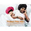 Silk Bonnet for Sleeping,Bonnet for Men and Women,Double Layer Satin