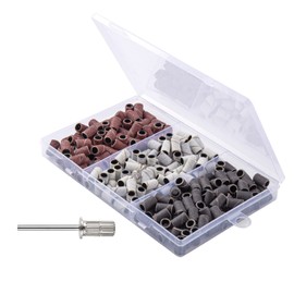 Sanding Band Nail 80# 120# 180# Nail Machine Sanding Band with Nail Drill Bit