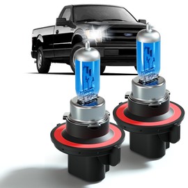 XFLHEHD Fits For 2004-2014 Ford F150 Halogen headlights High Low Beam Bulbs Combo, Ultra Bright 5000K White Bulbs, 12V-100W, Pack of 2