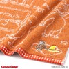 Curious George 68-2232150 Simple Line Face Towel, Orange, Reborn Cotton