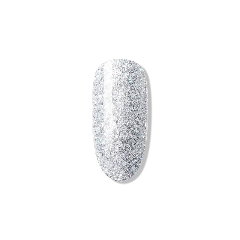 Bluesky Dazzling Platinum Gel Polish 10ml, Silver Rally - BDP08,