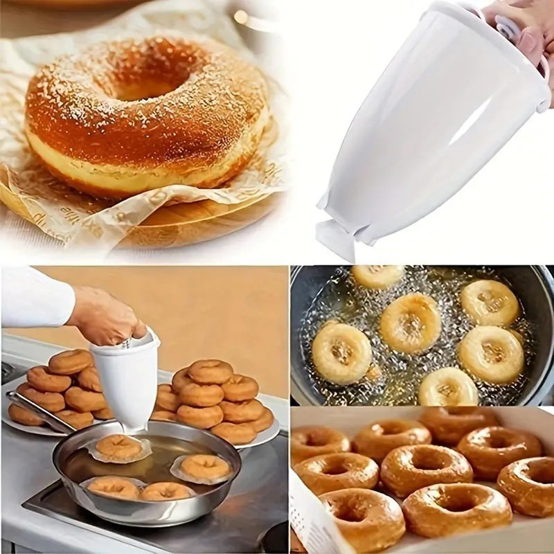 STGBCST Portable Donut Maker Donut Cutter Baking Tool Plastic Dough