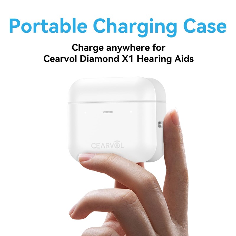 Cearvol Diamond X1 Replacement Charging Case - Portable Charger Accessory