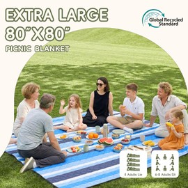 Genovega Waterproof Beach Blanket Picnic Outdoor Mat Rug Registry Wedding Search by Name Couple House Warming 2026 Housewarming Family Hostess Anniversary