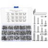 Countersunk Screws and Nuts and Washers Set, 600 Pieces M3