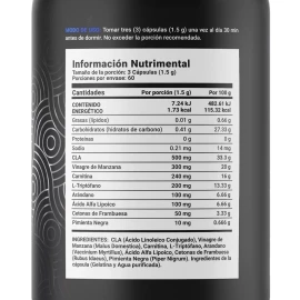 B Life Quemador Nocturno Sin Estimulante De 180c. Down Blend B Life