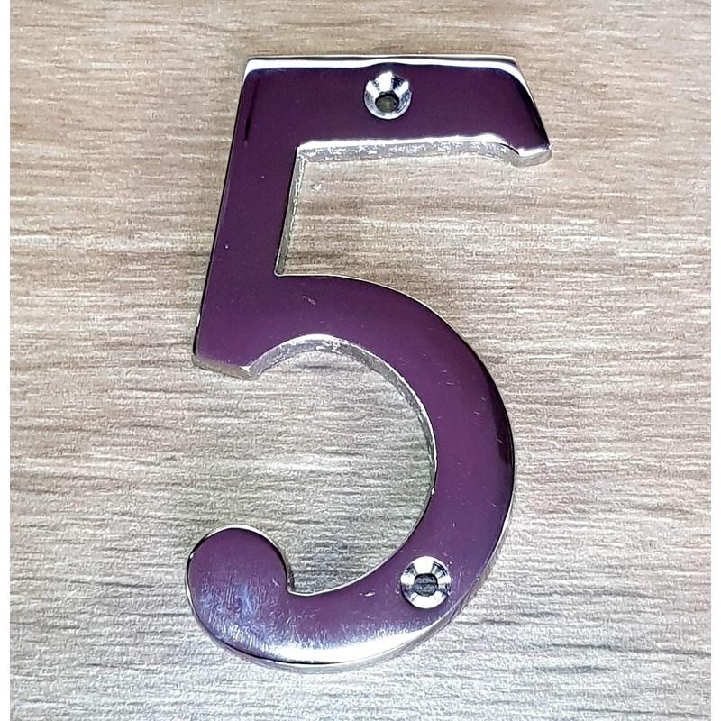 ESPLANADE 4" Brass House Number Plaque