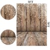 LYWYGG 5x7ft Photography Background Nostalgia Wooden Floor Pattern Background Studio