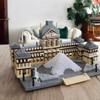 TRavesty Paris Louvre Building Blocks Kit, 3377 Pieces Modular House